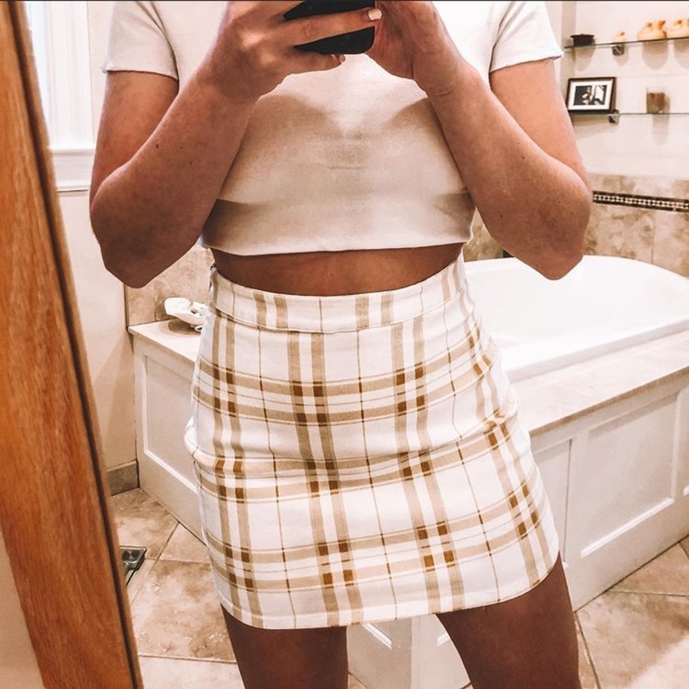 Forever 21 plaid skirt